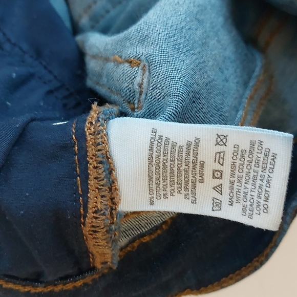 Free People Skinny Busted Jeans Dark Denim Wash - Picture 5 of 13